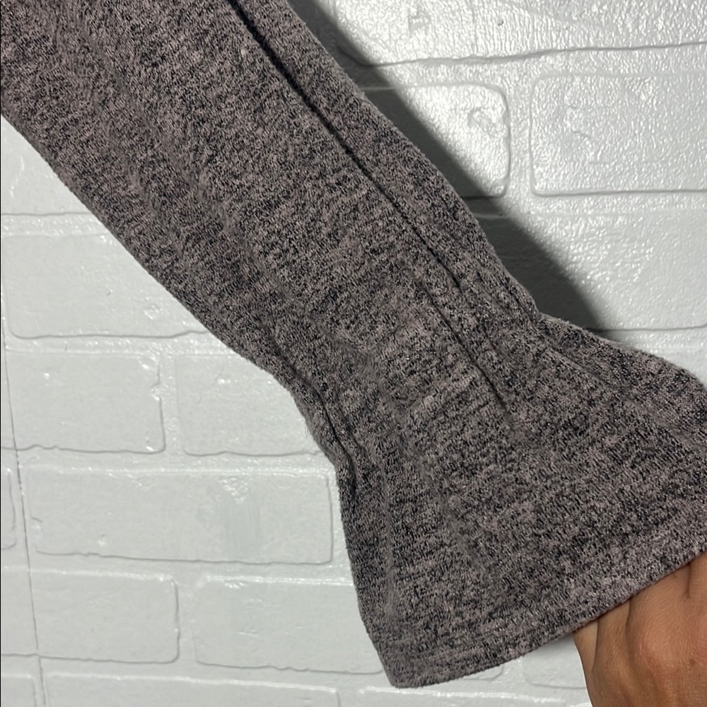 Lucky Brand Top Womens Long Poet Sleeve Shirt Loose Fit Fall Winter Large - Picture 2 of 9